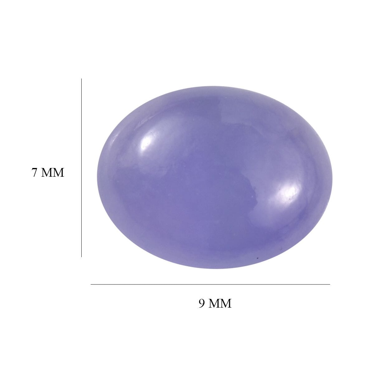 Purple Jade (D) (Ovl 9x7 mm) 1.88 ctw Loose Gemstone image number 4