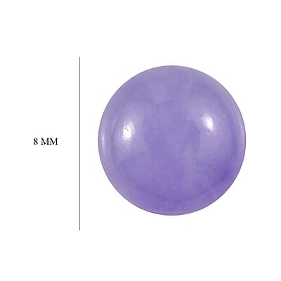 Purple Jade (D) (Rnd 8 mm) 1.80 ctw Loose Gemstone