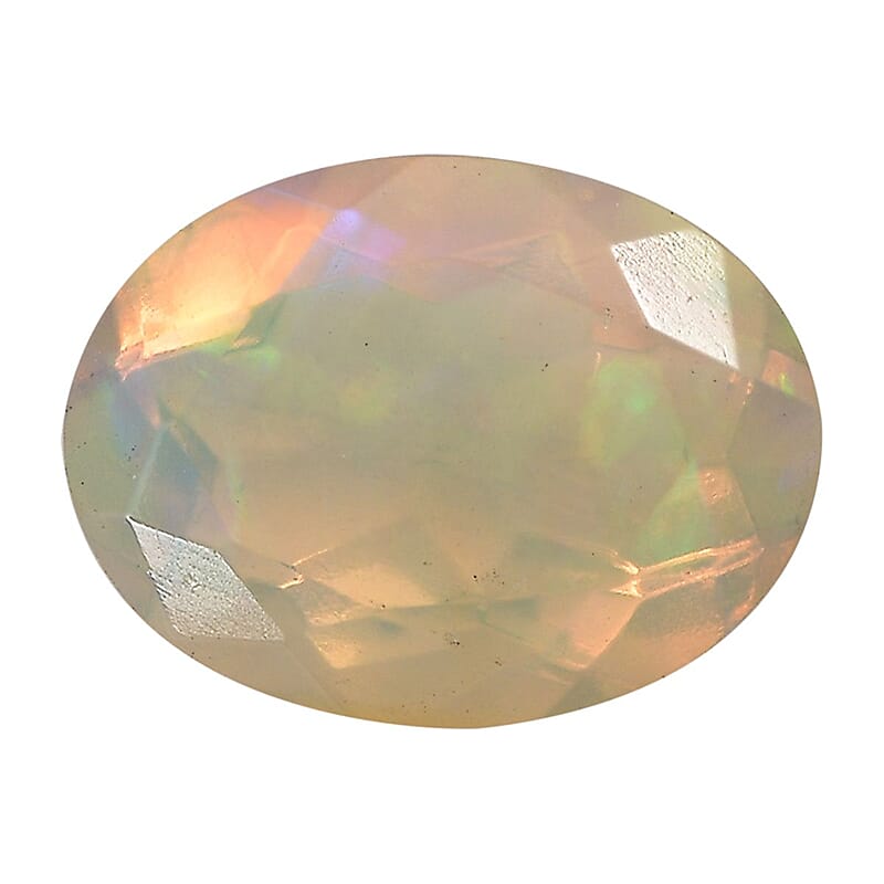 AA Ethiopian Welo Opal (Oval 8x6 mm) 0.65 ctw Loose Gemstone