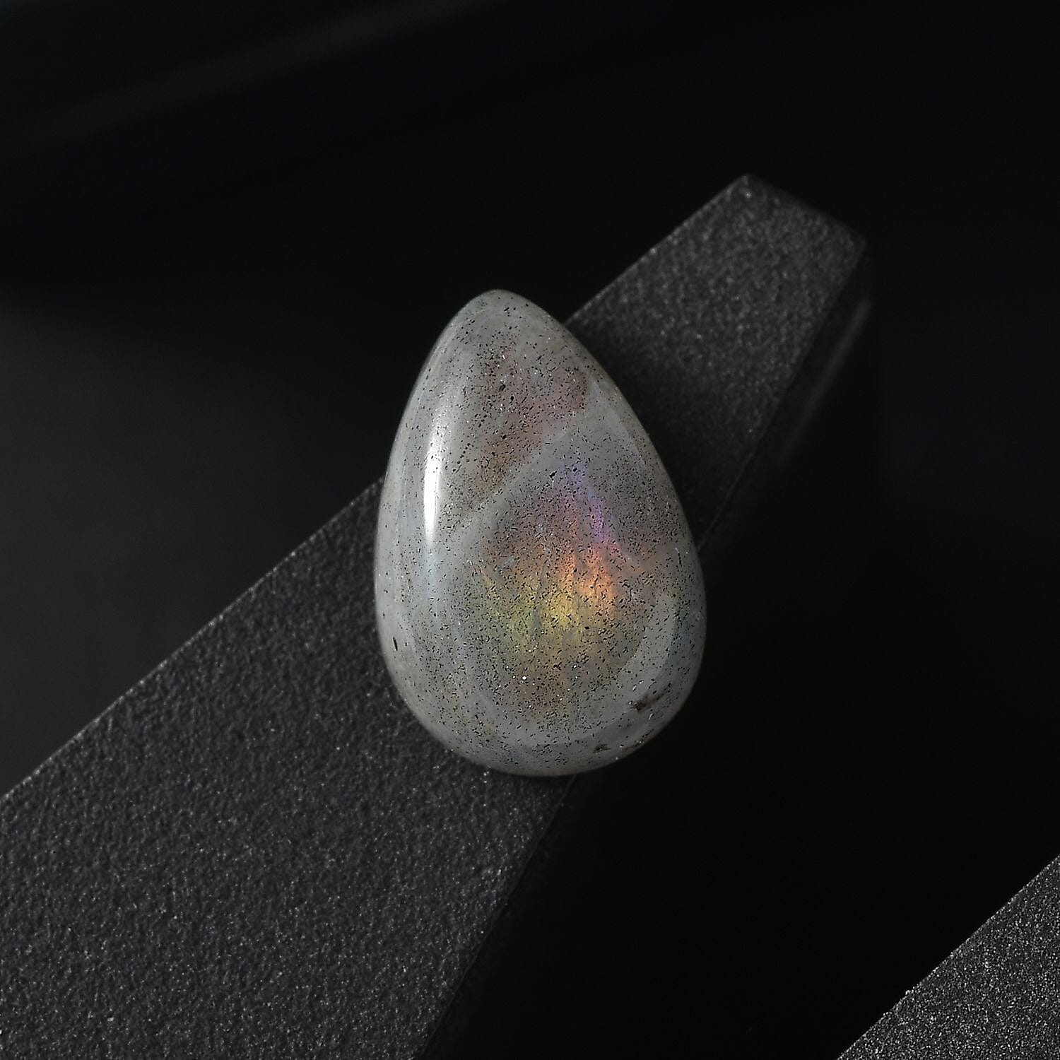 Fire Labradorite (Pear 12x8 mm) 2.40 ctw Loose Gemstone