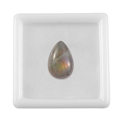 Fire Labradorite (Pear 12x8 mm) 2.40 ctw Loose Gemstone
