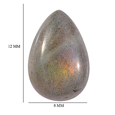 Fire Labradorite (Pear 12x8 mm) 2.40 ctw Loose Gemstone