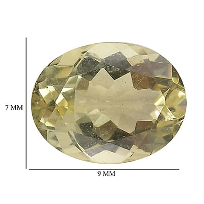 Green Gold Quartz (Ovl 8x6 mm) 1.50 ctw Loose Gemstone