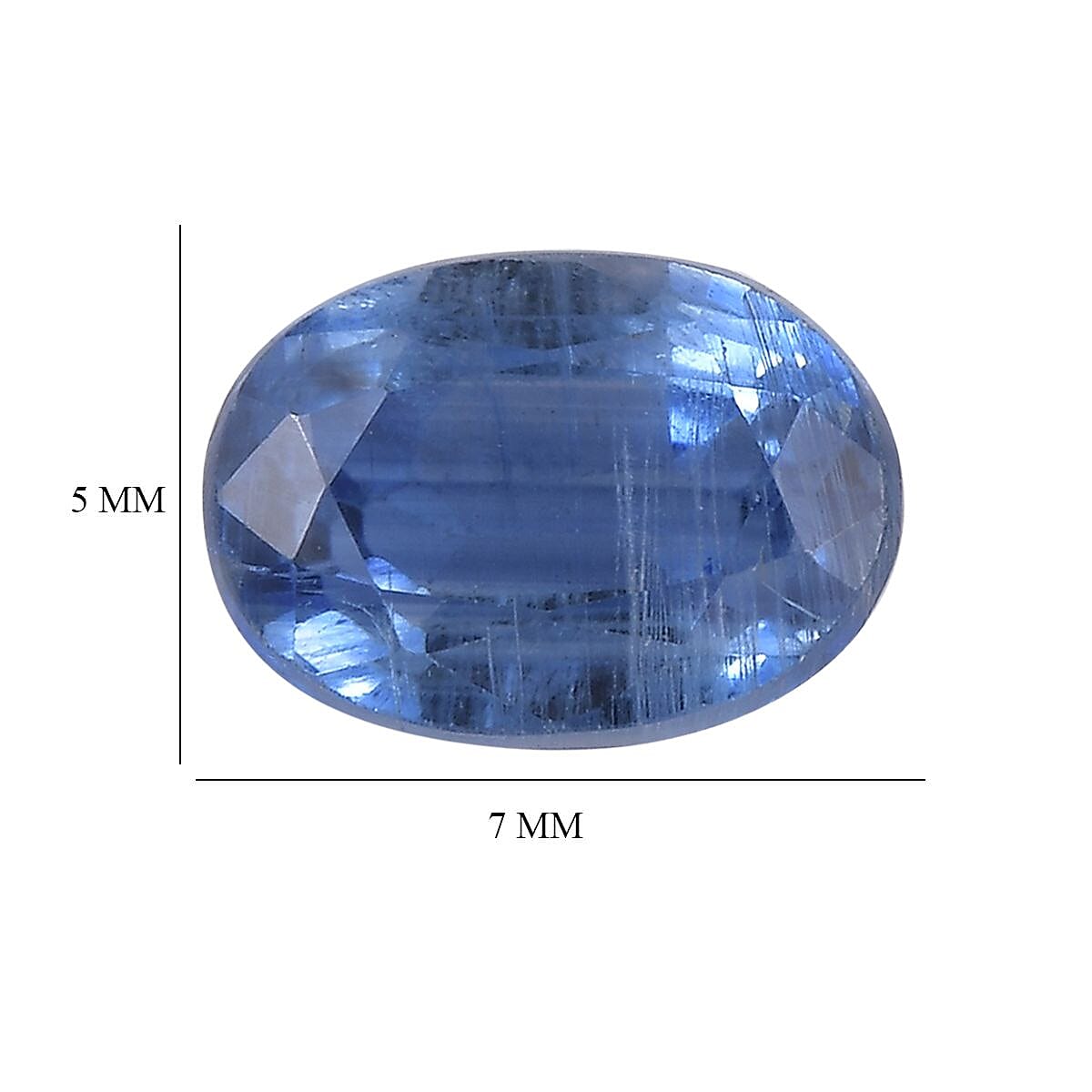 AA Kashmir Kyanite Set of 2 (Oval 7x5 mm) 1.61 ctw Loose Gemstone