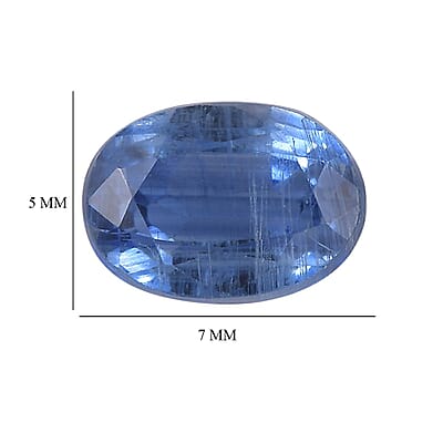 AA Kashmir Kyanite Set of 2 (Oval 7x5 mm) 1.61 ctw Loose Gemstone