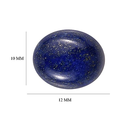 Lapis Lazuli (Oval 12x10 mm) 5.05 ctw Loose Gemstone