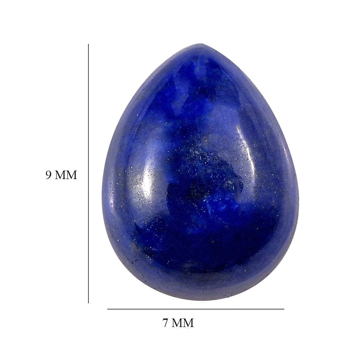 Lapis Lazuli (Pear 9x7 mm) 1.86 ctw Loose Gemstone