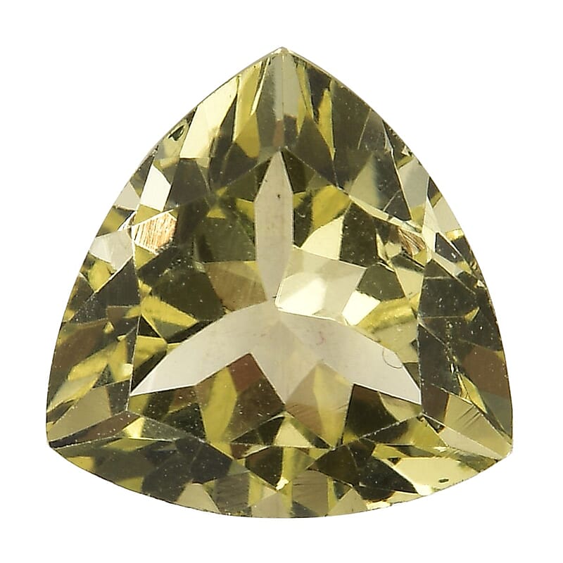 Lemon Quartz (Trl 9 mm) 1.90 ctw Loose Gemstone