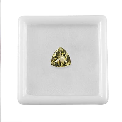 Lemon Quartz (Trl 9 mm) 1.90 ctw Loose Gemstone