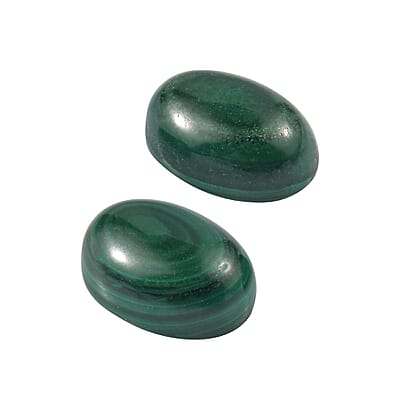 African Malachite (Ovl 7x5 mm) 1.56 ctw Loose Gemstone