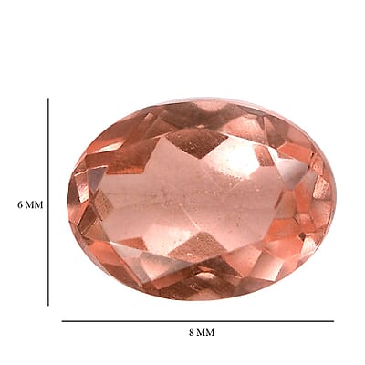 Morganique Quartz (Triplet) (Ovl 8x6 mm) 1.30 ctw Loose Gemstone