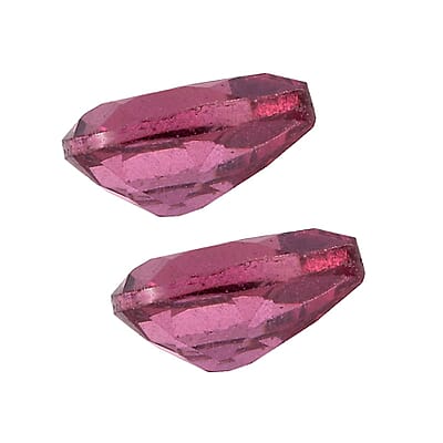 AA Orissa Rose Garnet Set of 2 (Pear 6x4 mm) 0.91 ctw Loose Gemstone