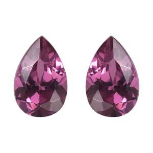 Orissa Rose Garnet Set of 2 (Pear 6x4 mm) 0.94 ctw Loose Gemstone