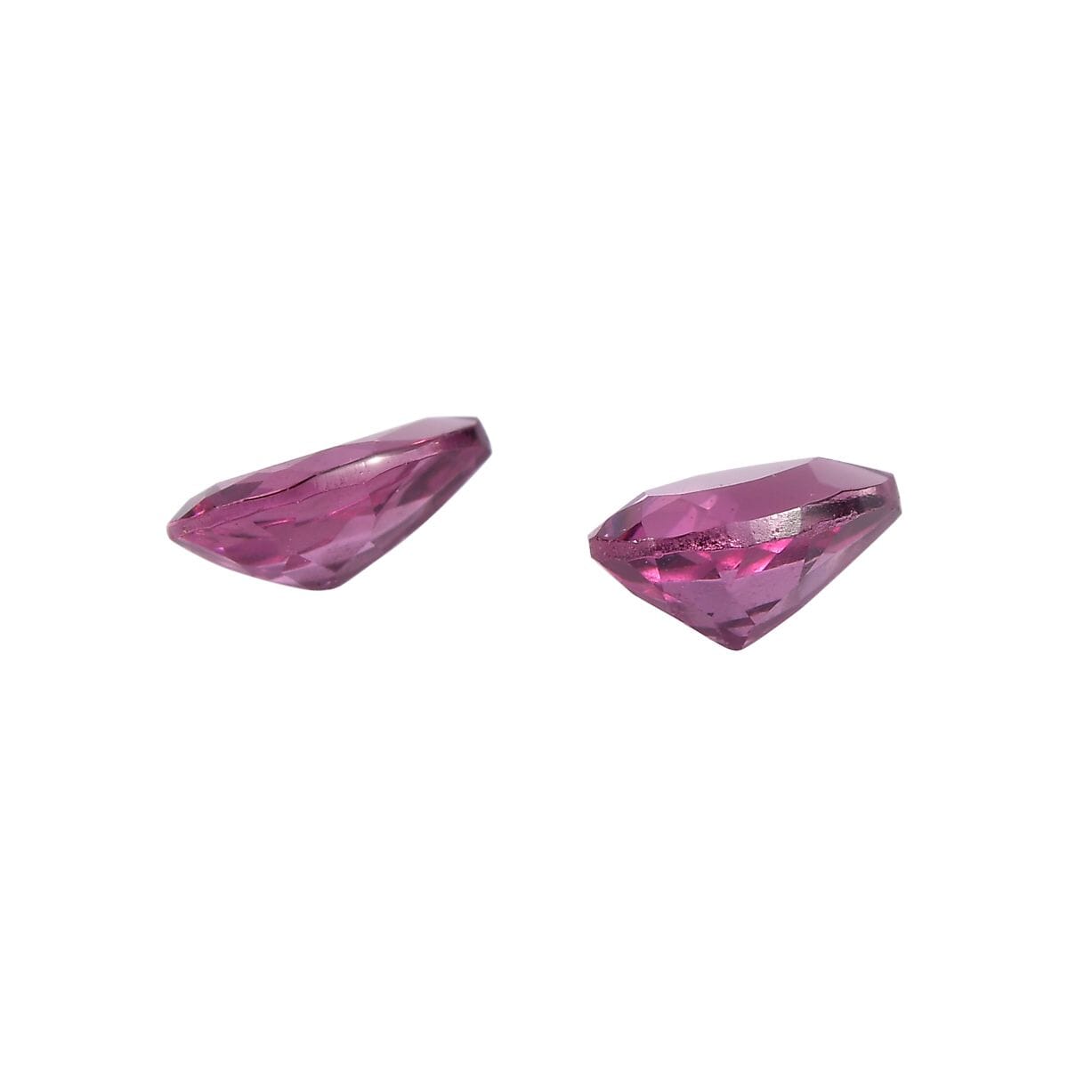 Orissa Rose Garnet Set of 2 (Pear 6x4 mm) 0.94 ctw Loose Gemstone image number 2