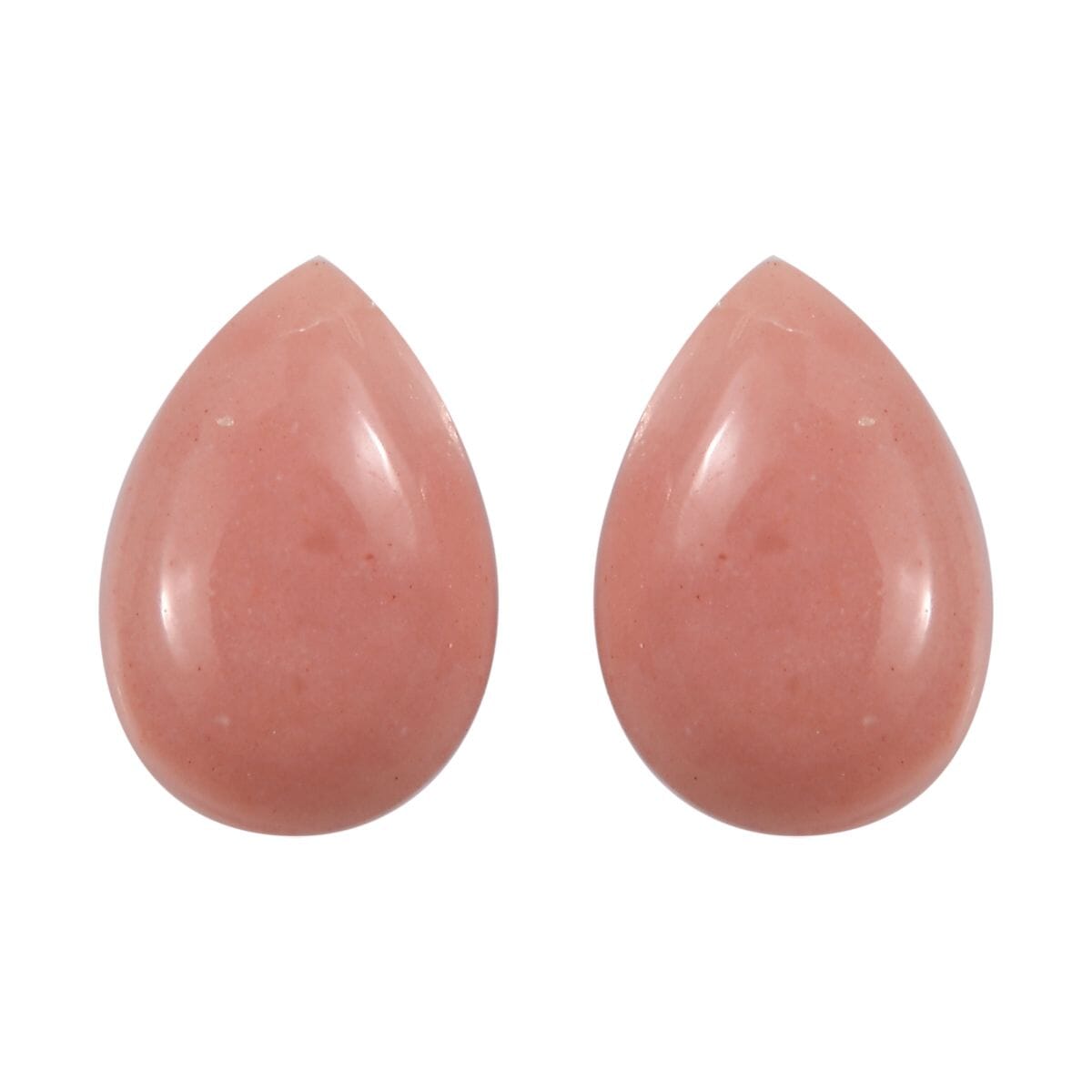 AA Peach Opal Set of 2 (Pear 6x4 mm) 0.56 ctw Loose Gemstone image number 0