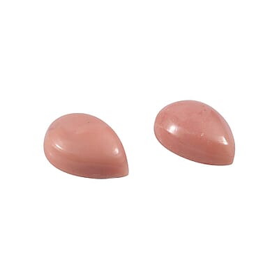 AA Peach Opal Set of 2 (Pear 6x4 mm) 0.56 ctw Loose Gemstone
