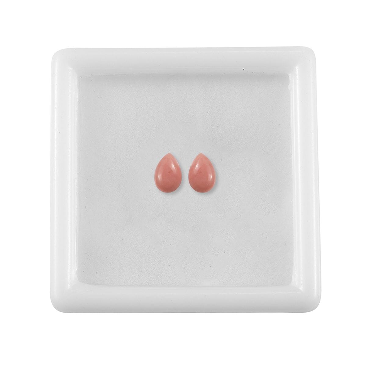 AA Peach Opal Set of 2 (Pear 6x4 mm) 0.56 ctw Loose Gemstone image number 3
