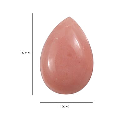 AA Peach Opal Set of 2 (Pear 6x4 mm) 0.56 ctw Loose Gemstone