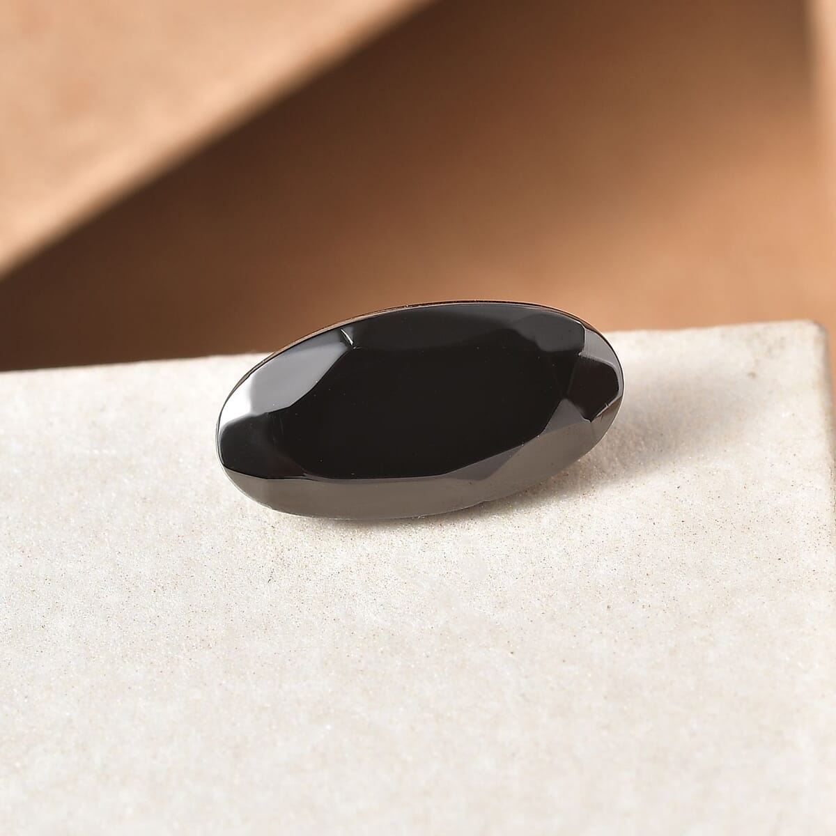 Silver Shungite (Ovl 12x6 mm) 1.00 ctw Loose Gemstone image number 1