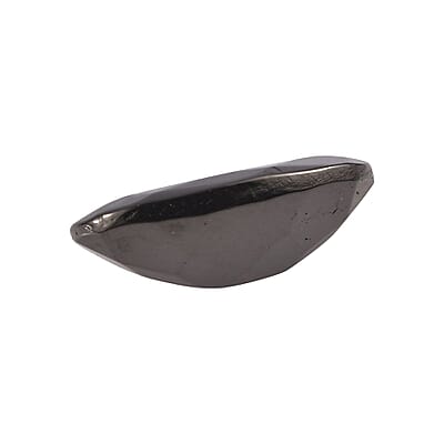 Silver Shungite (Ovl 12x6 mm) 1.00 ctw Loose Gemstone