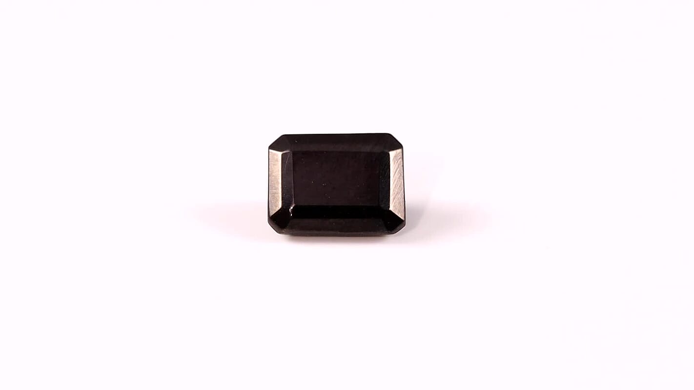 Silver Shungite (Oct 9x7 mm) 1.10 ctw Loose Gemstone