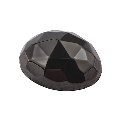 Silver Shungite (Ovl 8x6 mm) 0.75 ctw Loose Gemstone