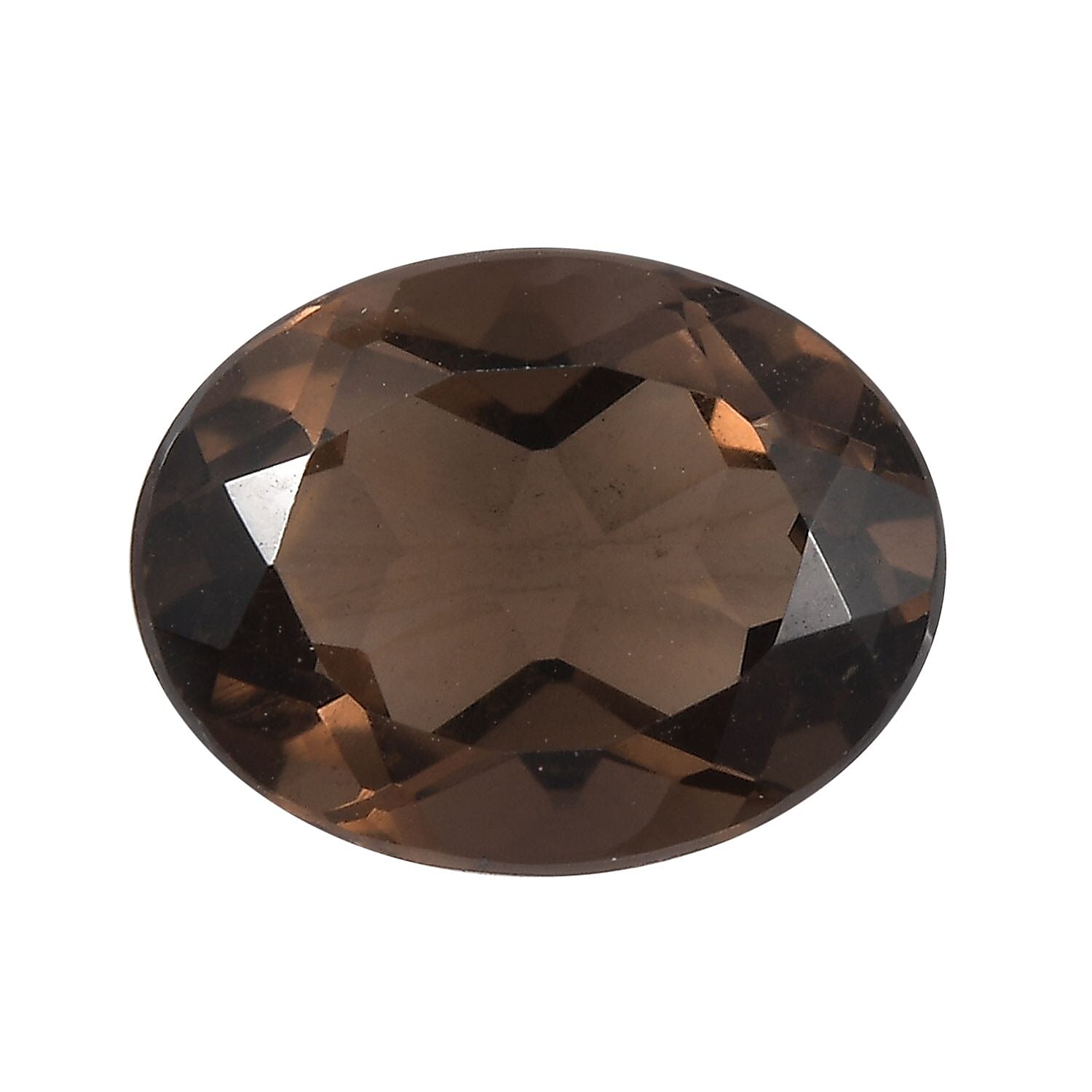 Brazilian Smoky Quartz (Ovl 9x7 mm) 1.35 ctw Loose Gemstone
