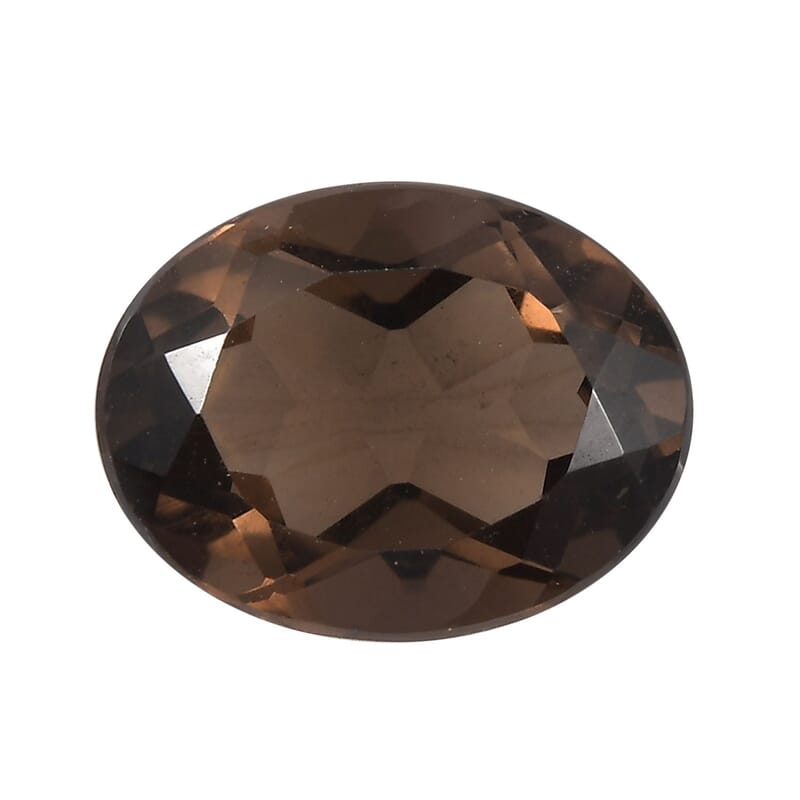 Brazilian Smoky Quartz (Ovl 9x7 mm) 1.35 ctw Loose Gemstone