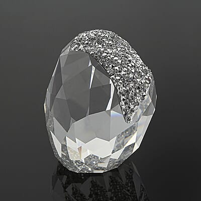 CLOSEOUT Swarovski Love Heart Clear Swarovski Crystal, Large Heart Figurine - Ships in 10-15 Business Days