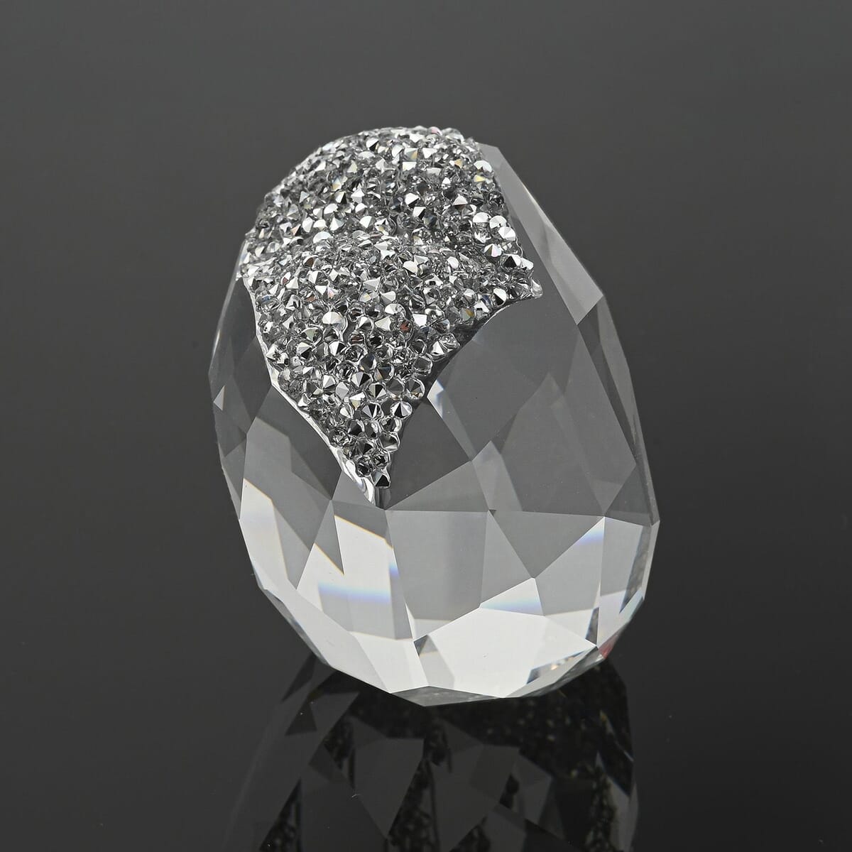 CLOSEOUT Swarovski Love Heart Clear Swarovski Crystal, Large Heart Figurine - Ships in 10-15 Business Days image number 2