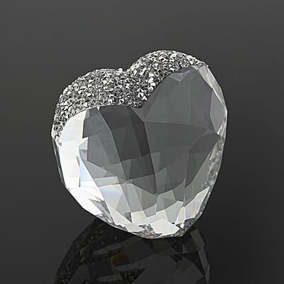 CLOSEOUT Swarovski Love Heart Clear Swarovski Crystal, Large Heart Figurine - Ships in 10-15 Business Days