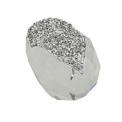 CLOSEOUT Swarovski Love Heart Clear Swarovski Crystal, Large Heart Figurine - Ships in 10-15 Business Days