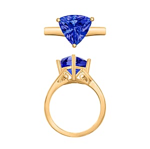 Rhapsody 18K Yellow Gold AAAA Tanzanite Solitaire Ring (Size 5.5) 5.50 Grams 2.90 ctw (Del. in 10-12 Days)