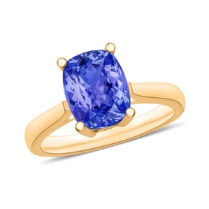 Rhapsody AAAA Tanzanite 1.40 ctw Solitaire Ring in 18K Yellow Gold (Size 5.5) 5.50 Grams