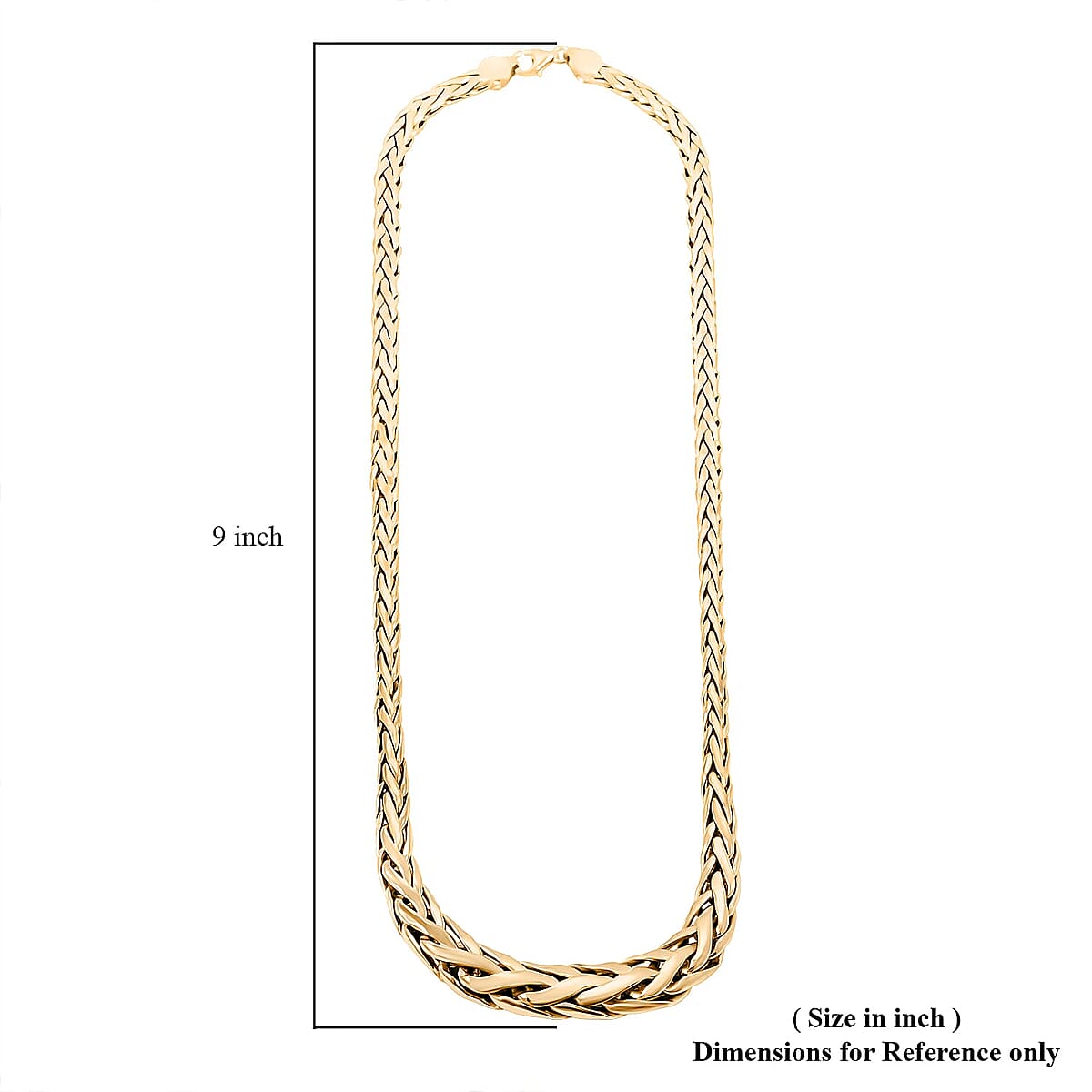 Italian 10K Yellow Gold Necklace 20 Inches 14.35 Grams image number 6