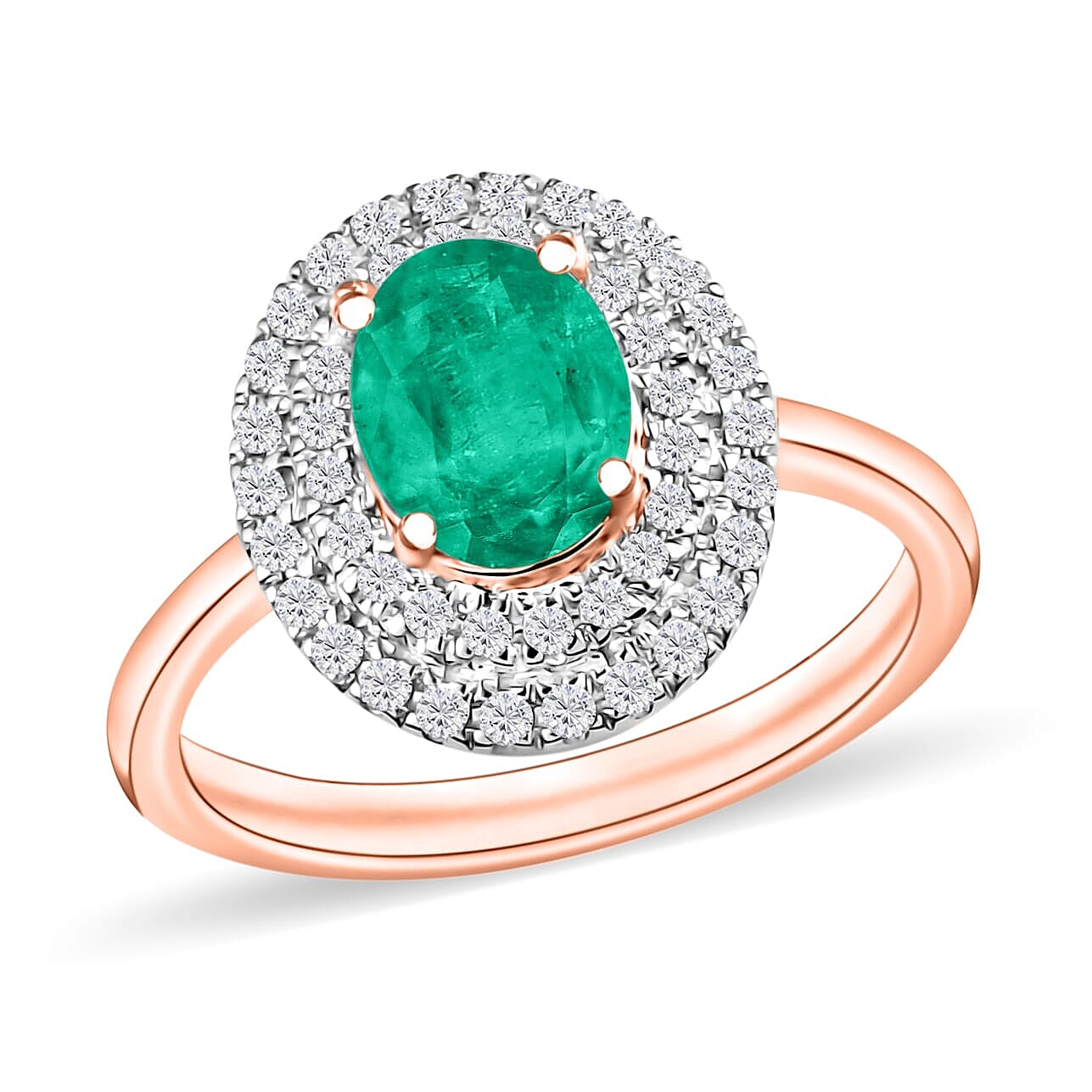 Buy Rhapsody AAAA Kagem Zambian Emerald and E-F VS2 Diamond