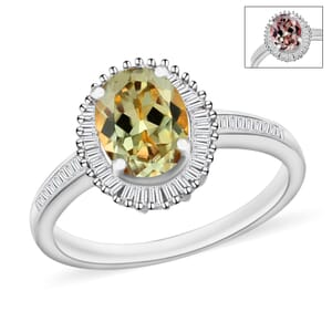 Rhapsody AAAA Turkizite and E-F VS2 Diamond Ring in 18K Rose Gold (Size 6.0) 5 Grams 1.55 ctw