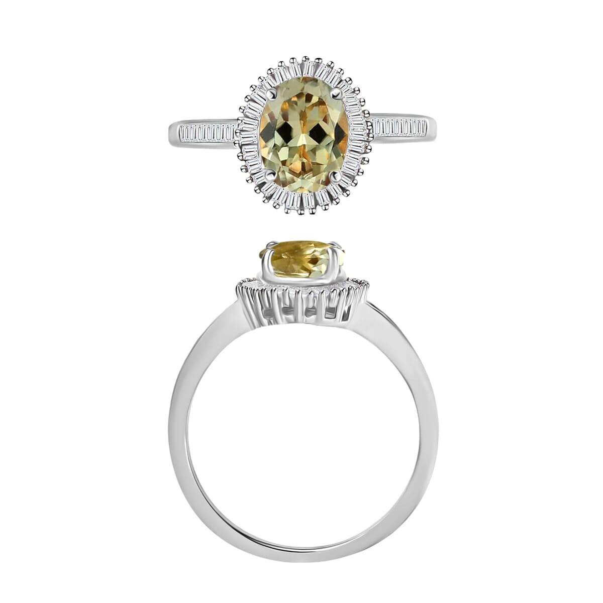 Rhapsody AAAA Turkizite and E-F VS2 Diamond Ring in 18K Rose Gold (Size 6.0) 5 Grams 1.55 ctw image number 3