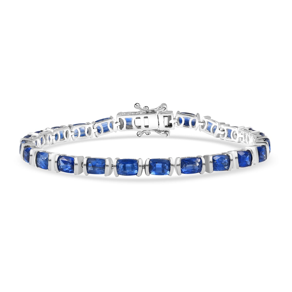 D'Joy Nilamani 16.75 ctw Bracelet in Rhodium Over Sterling Silve (7.25 In)  image number 0