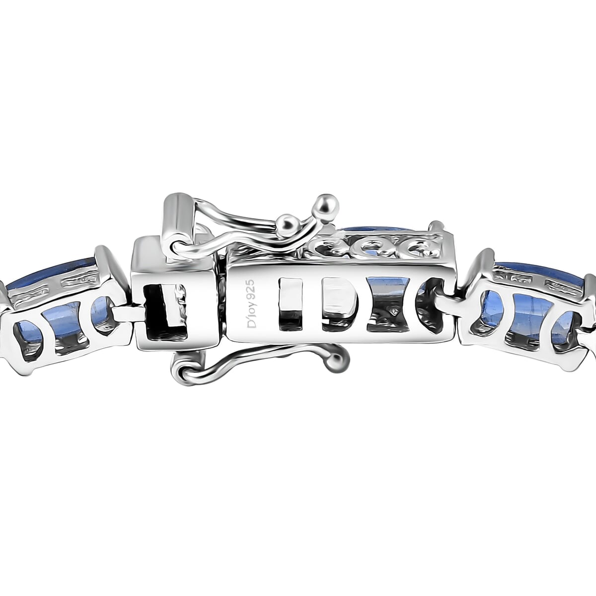 D'Joy Nilamani 16.75 ctw Bracelet in Rhodium Over Sterling Silve (7.25 In)  image number 3