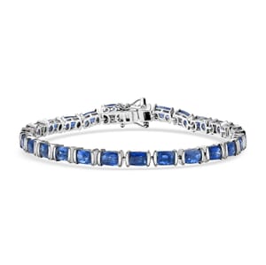 D'Joy Nilamani 17.35 ctw Bracelet in Rhodium OverSterling Silver (8.00 In)