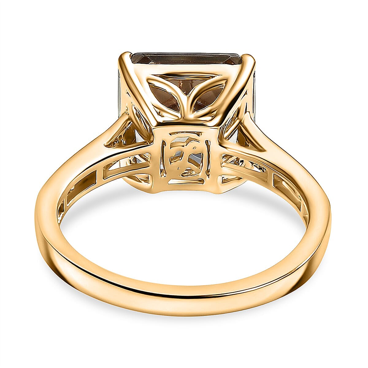 Certified & Appraised Luxoro AAA Turkizite and G-H I2 Diamond Ring in 14K Yellow Gold (Size 10.0) 5.25 ctw (Del. in 10-15 Days) image number 4