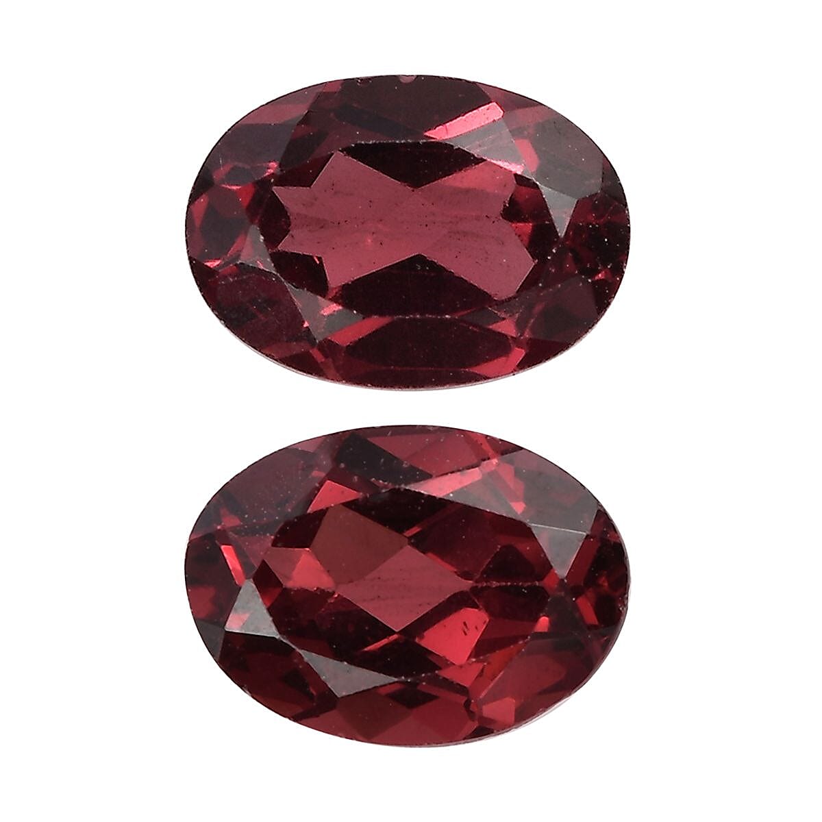 Orissa Rose Garnet Set of 2 (Ovl 7x5 mm) 1.88 ctw image number 0