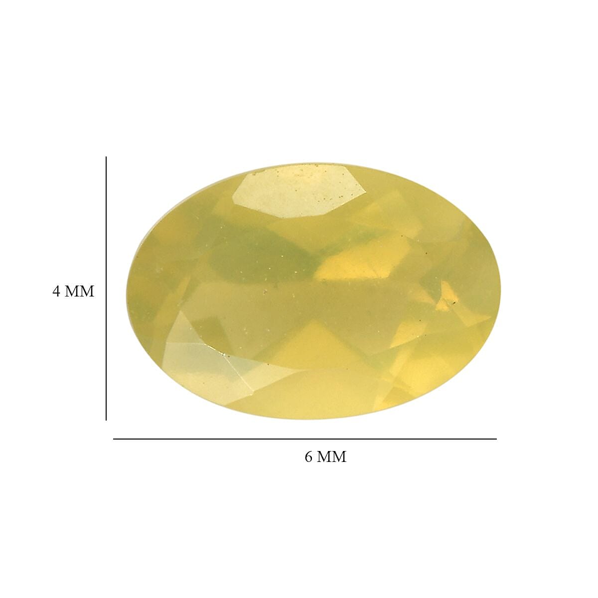 Canary Opal Set of 2 (Ovl 6x4 mm) 0.59 ctw Loose Gemstone
