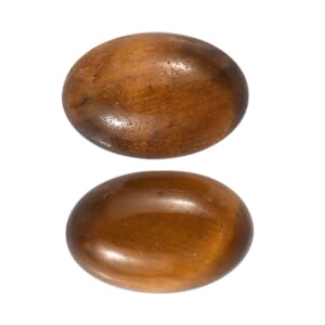 Tigers Eye Set of 2 (Ovl 6x4 mm) 0.93 ctw Loose Gemstone