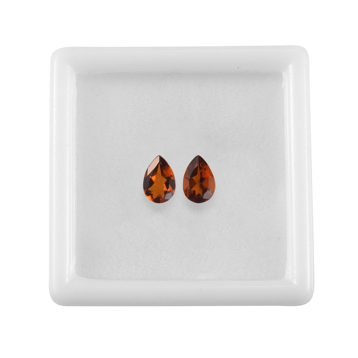Brazilian Cherry Citrine (Pear 6x4 mm) 0.69 ctw Loose Gemstone image number 3