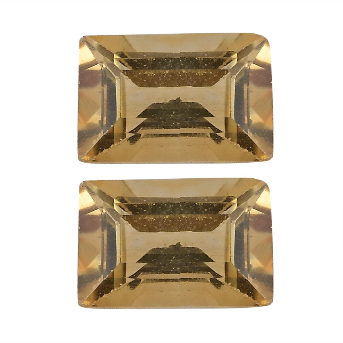 Citrine Set of 2 (Oct 6x4 mm) 1.09 ctw Loose Gemstone image number 0