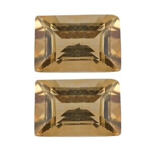 Citrine Set of 2 (Oct 6x4 mm) 1.09 ctw Loose Gemstone
