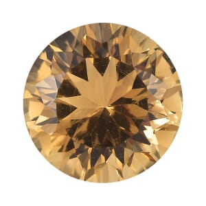 Brazilian Citrine (Rnd 12 mm) 6.15 ctw Loose Gemstone