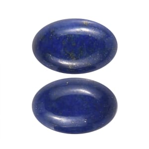 Lapis Lazuli Set of 2 (Ovl 6x4 mm) 1.00 ctw Loose Gemstone